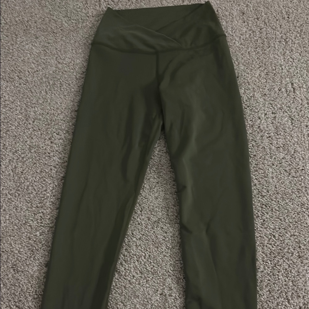 Olive Green Women's Leggings